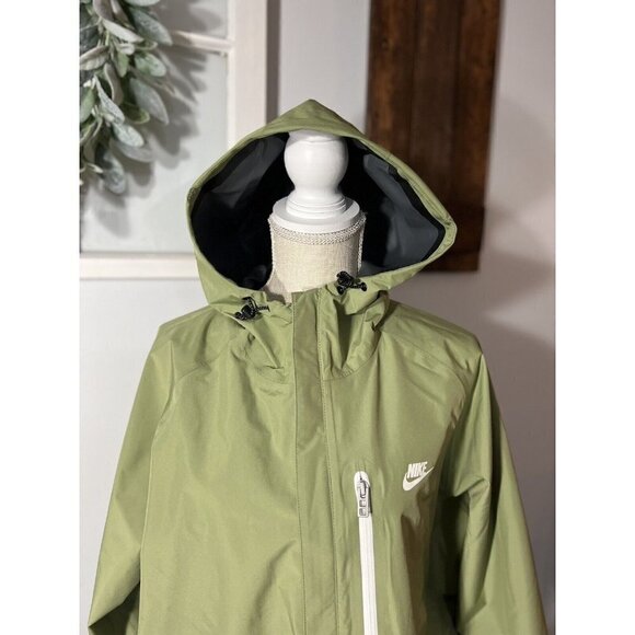 Nike Sportswear Storm-FIT Legacy Hooded Shell Jacket Olives Green DM5499-334 Med - Picture 6 of 16